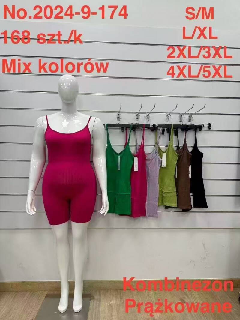 Kombinezon damskie Roz S/M-L/XL-2XL/3XL-4XL/5XL, Mix kolor Paczka 10 szt